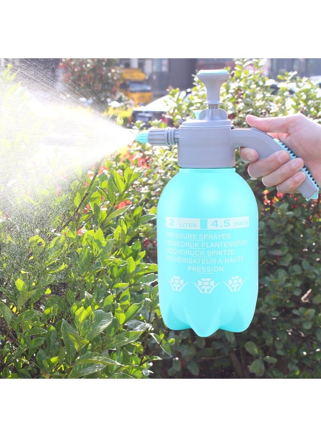 Multifunctional Manual Sprayer | 2L Water Bottle Sprayer, Adjustable Nozzle Portable Hand-Held Pump Pressure Sprayer for Work Indoor Outdoor Car Washing, Yard, Lawn - Image 2